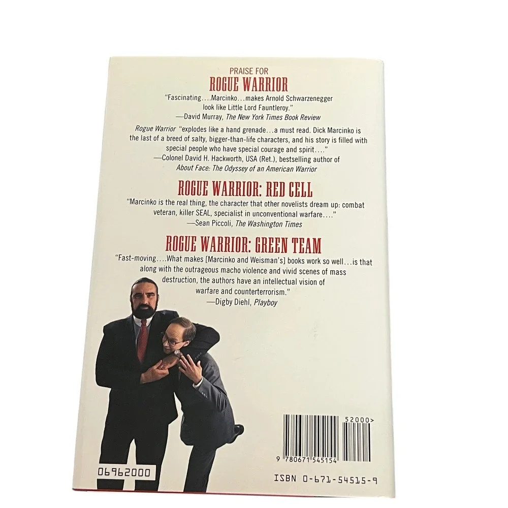 Leadership Secrets of the Rogue Richard Marcinko‎ NEW Hardcover Military Seal